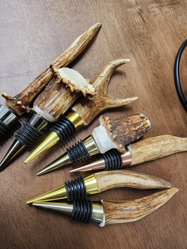 Antler wine stopper